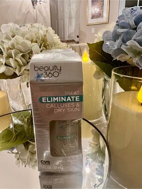 Beauty 360 Callus & Dry Skin Treatment Sealed 3-Pack NWT